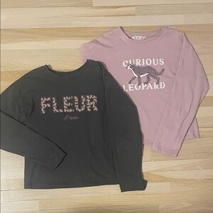 Bundle Mango Kids 2 Long Sleeve Tops 9-10 yo